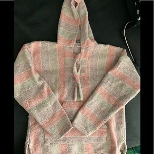 Rare pink Baja hooded sweatshirt